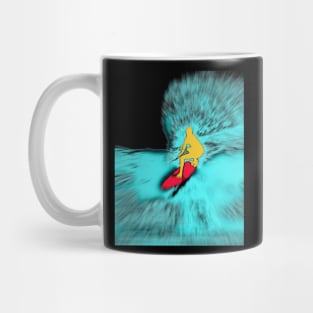 Surfer Making the Drop zoom Mug